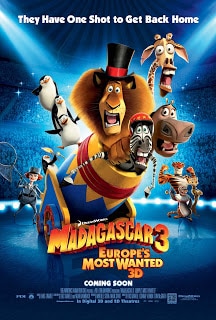 Madagascar 3 Europe’s Most Wanted (2012) มาดากัสการ์ 3 ข้ามป่าไปซ่ายุโรป