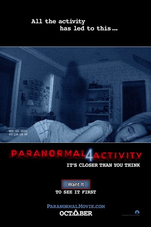 Paranormal Activity 4 (2012) เรียลลิตี้ ขนหัวลุก 4